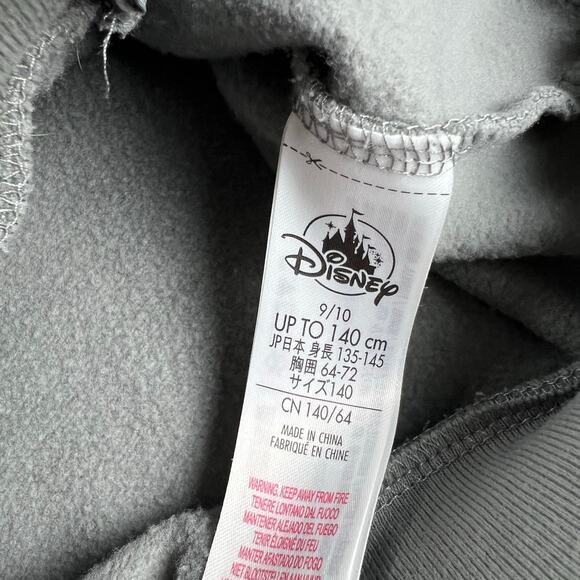 Disney Mickey Mouse New York Statue of Library Kids Hooded Sweatshirt size 9/10 - Picture 6 of 9